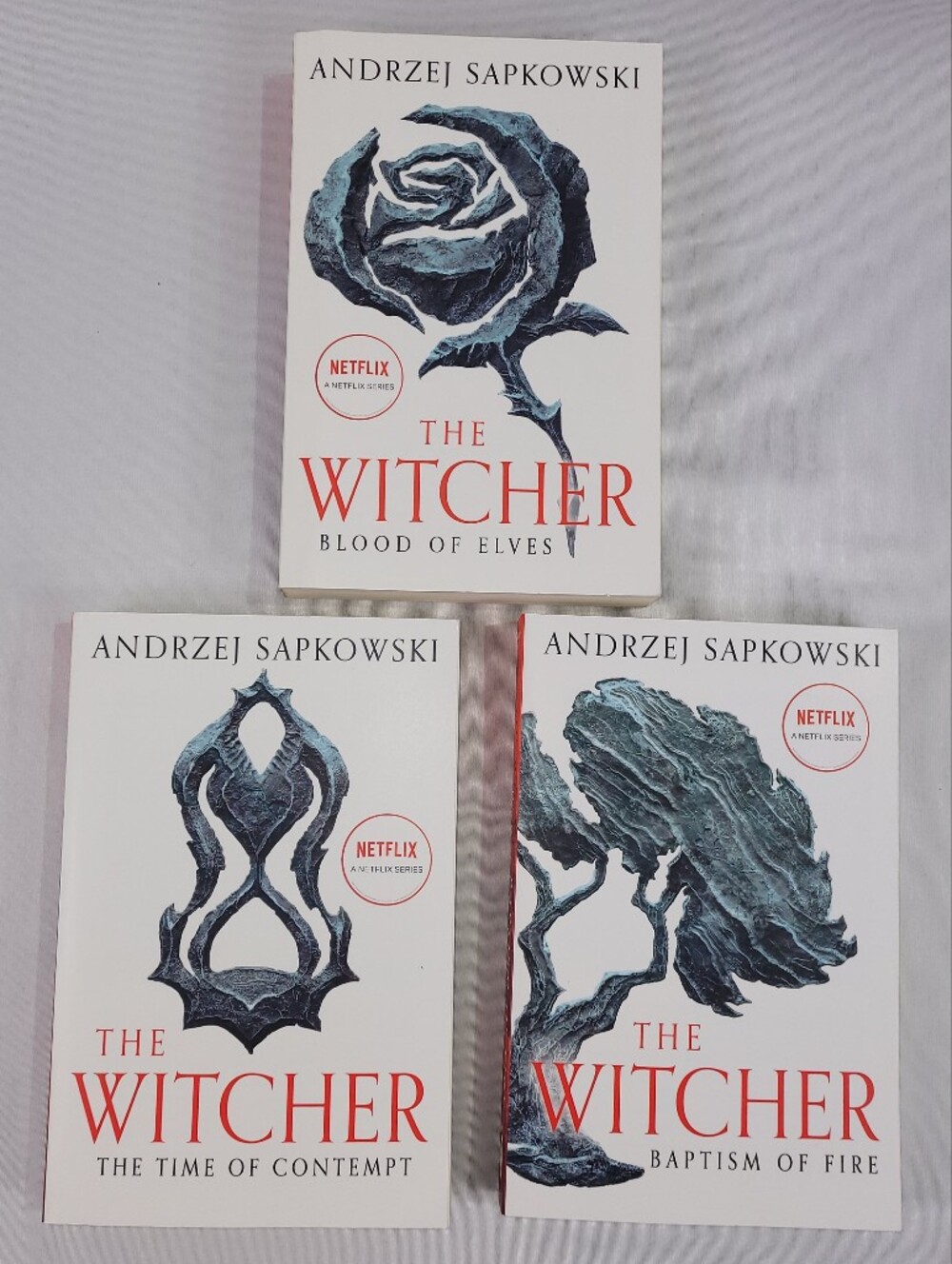 The Witcher 2nd Trilogy Andrez Sapkowski Oversize Paperback Softcover Book